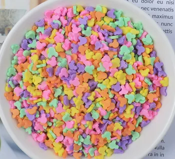 20g Sahte Sprinkles Dekorasyon Balçık Dolgu DIY Aksesuarları Malzemeleri Simülasyon Serpin Şeker Tatlı Çamur Parçacıklar Oyuncak 1