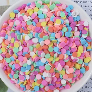 20g Sahte Sprinkles Dekorasyon Balçık Dolgu DIY Aksesuarları Malzemeleri Simülasyon Serpin Şeker Tatlı Çamur Parçacıklar Oyuncak 4