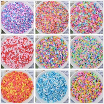 20g Sahte Sprinkles Dekorasyon Balçık Dolgu DIY Aksesuarları Malzemeleri Simülasyon Serpin Şeker Tatlı Çamur Parçacıklar Oyuncak 5