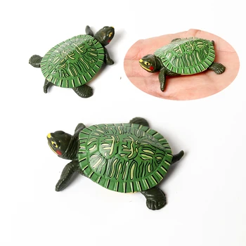 Gerçekçi Plastik Deniz Kaplumbağası Gerçekçi Kaplumbağa Okyanus Hayvan Küçük Kaplumbağa Figürleri Parti Favor Dekorasyon Eğitici Oyuncaklar