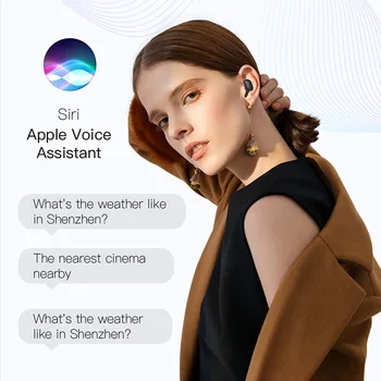 E6S TWS kablosuz kulaklıklar Bluetooth Kulaklık Su Geçirmez Mini Kulaklık Gürültü İptal LED Ekran Kulaklık Redmi iPhone İçin 3