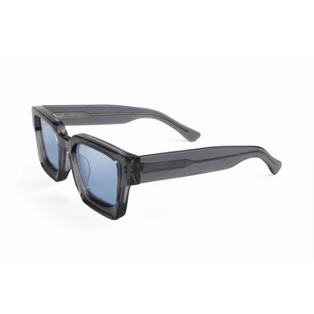 2022 Yüksek Kaliteli Kalın Kristal Asetat Kare Güneş Gözlüğü Kadın sürüş gözlükleri Erkekler Moda Marka Tasarımcısı Oculos De Sol UV400 0
