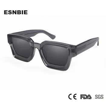 2022 Yüksek Kaliteli Kalın Kristal Asetat Kare Güneş Gözlüğü Kadın sürüş gözlükleri Erkekler Moda Marka Tasarımcısı Oculos De Sol UV400 1