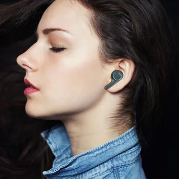 Kablosuz Kulaklık Bluetooth 5.0 Mic ile Uzun Bekleme Kulaklık Dokunmatik Kontrol kablosuz kulaklık ile Şarj Durumda 0