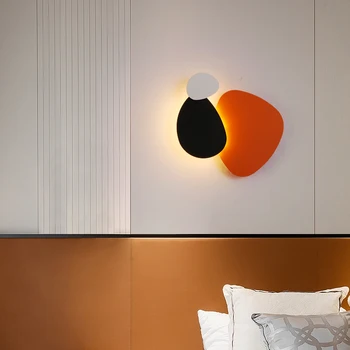 Yaratıcı kişilik sanat duvar lambası yatak odası başucu lambası tasarımcı sundurma koridor merdiven dekoratif duvar lambası 2