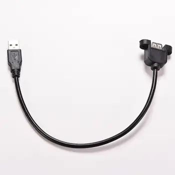 1 ADET 30cm PC bilgisayar Kasası USB Paneli Dağı Soket Bağlantı Noktası Uzatma kablosu USB 2.0 Erkek Kadın Uzatma Kablosu