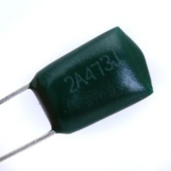 10 Adet 47000pF 100V 2A473J Yeşil Polyester Film Kondansatör Elektro Gitar İçin