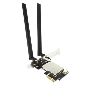 PCIE WiFi Kart Adaptörü Bluetooth Çift Bantlı Kablosuz Ağ Kartı Repetidor Adaptador İçin bilgisayar masaüstü Wi-fi Anten PCI-M. 2 / NGF