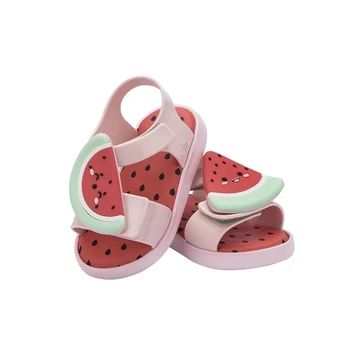 Stokta var! Mini Melissa Çocuk Sandalet Ananas Meyve Sandalet Çilek Jöle Kız Bebek Avokado Sandalet Yürümeye Başlayan Melissa Ayakkabı