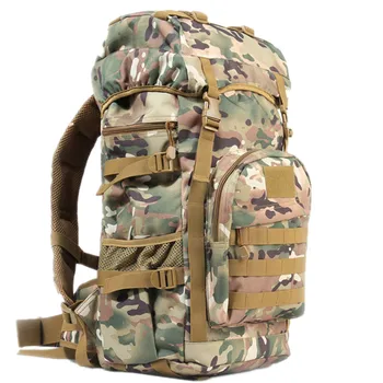 Açık Askeri Ordu 50L Taktik Sırt Çantası Kamp Trekking Çanta Büyük kapasiteli Yürüyüş Sırt Çantası seyahat sırt çantası 0
