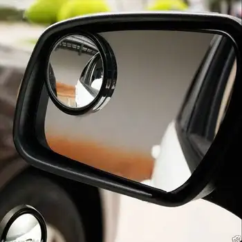 2 Adet Araba Kör Nokta Ayna Dikiz Aynası Küçük Yuvarlak Ayna Oto Yan 360 Geniş Açı Yuvarlak Dışbükey MirrorProfessional Araba Ayna Kamyon Araç için 1