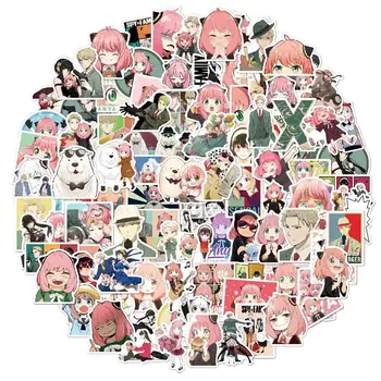 10/30/50/100 adet Japonya Casus × Aile Çıkartmaları Anime DIY Kaykay Bagaj Dizüstü Telefon Karikatür Sevimli Çıkartmalar Çıkartması Çocuk Hediye Oyuncak 1