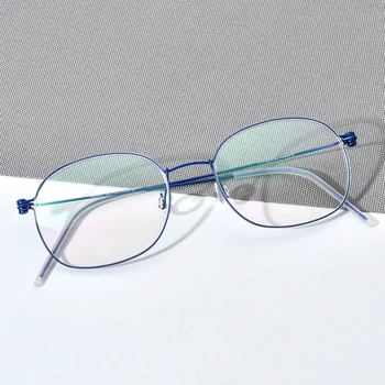 FONEX B Titanyum Gözlük Erkekler Reçete Gözlük Kore Danimarka Kadınlar 2021 Yeni Miyopi gözlük çerçeveleri Vidasız Gözlük F7513