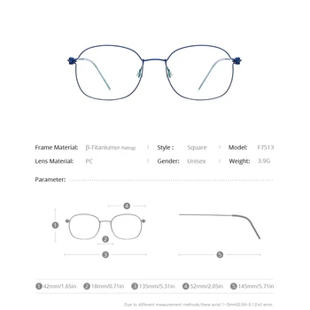 FONEX B Titanyum Gözlük Erkekler Reçete Gözlük Kore Danimarka Kadınlar 2021 Yeni Miyopi gözlük çerçeveleri Vidasız Gözlük F7513 1