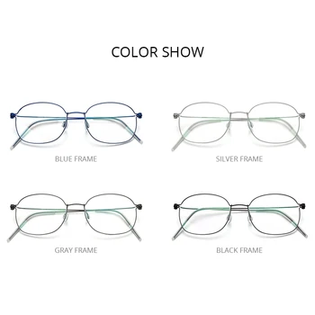 FONEX B Titanyum Gözlük Erkekler Reçete Gözlük Kore Danimarka Kadınlar 2021 Yeni Miyopi gözlük çerçeveleri Vidasız Gözlük F7513 2
