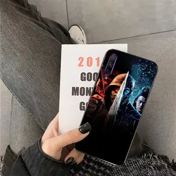 Mortal Kombat telefon kılıfı İçin Huawei Y6 2018 Y7prime2019 funda Durumda Y8p Y9 2019 Çapa