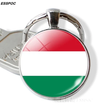 Orta Avrupa Ülkeleri Bayrağı Anahtarlık Almanya Polonya İsviçre Avusturya Macaristan Bayrağı Cam Cabochon Kolye Metal Anahtarlık Hediye 3