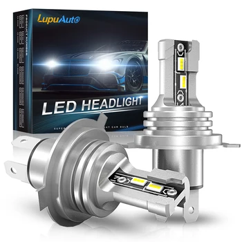 LupuAuto H4 LED Araba Far H8 H11 HB3 9005 HB4 9006 LED Ampuller Hi / Lo Yüksek ve Düşük Işın Far Otomatik Kafa Lambası 12 V 18000Lm