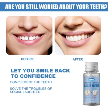 Geçici Falseteeth Diş Katı Tutkal Dişleri Diş Tamir Boncuk Kırık Diş Dolgu Malzemesi Diş Protez Sahne Tamir Araçları