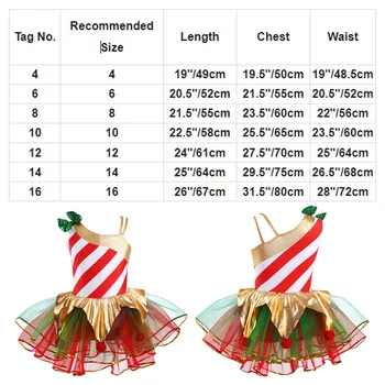Çocuk Kız Noel Tutu Elbise Noel Baba Prenses Kostümleri Bale Jimnastik Leotard Noel Elbise Up Giyim Kıyafet Kırmızı 4