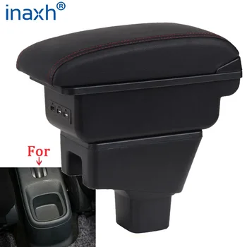 SUZUKİ için SX4 Kol Dayama İç Parçaları Araba Kol Dayama kutusu Güçlendirme çekmeceli saklama dolabı kutusu Araba Aksesuarları İç detaylar USB 0