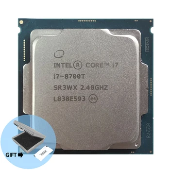 Intel Core i7-8700T i7 8700T 2.4 GHz Altı Çekirdekli Oniki İplik CPU işlemci 12M 35W LGA 1151