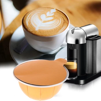 5 adet Kullanımlık Kahve Kapsül Bakla Kahve Kapsül Pod Nespresso Vertuoline Vertuo Yeni 230ML Kahve Kapsül