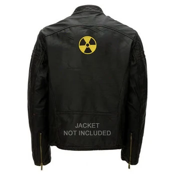 Nükleer Yama Nükleer Nakış Yama Tehlikeli İşareti Giyim Sırt Çantaları Şapka Gömlek DIY Kumaş Kolay İşlemeli 0