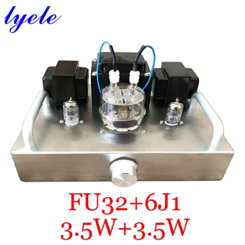Lyele Ses Fu32 vakumlu tüp amplifikatör Dıy Kiti Hıfı Sınıf A ses amplifikatörü Tek Uçlu Ev Amp Üç aşamalı Denge 3.5 w + 3.5 w 4