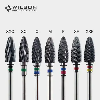 WILSON-Mermi Şekli-6.0 mm - Çapraz Kesim-Siyah Zirkonya Seramik Diş Laboratuvarı Çapakları-hassas alet