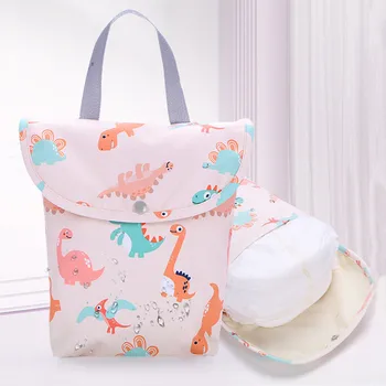 Bebek bezi çantası bebek çantası organizatör kullanımlık su geçirmez ıslak / kuru bez çanta moda mumya çanta depolama seyahat Nappy çanta