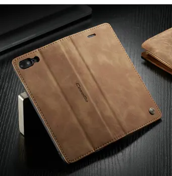 Deri Manyetik Flip Case iPhone Xs için 11 Pro Max XR X Cüzdan kart tutucu Standı Kitap Kapağı iPhone 8 7 6 S Artı 5S SE 2020