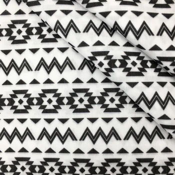 50 * 145cm Patchwork Siyah Serisi Polyester Pamuklu Kumaş Doku Çocuklar Dikiş Kapitone Kumaşlar İğne Geometrik Dİ,1Yc24216 4