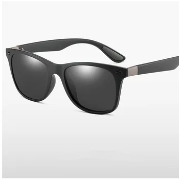 DJXFZLO Marka Tasarım Polarize Güneş Gözlüğü Erkek Kadın Sürücü Shades Erkek Vintage güneş gözlüğü Erkekler Kare Ayna Yaz UV400OkuloS 1