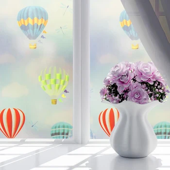 Su geçirmez PVC Buzlu Cam Pencere Gizlilik şerit etiket Yatak Odası Banyo Kendinden Yapışkanlı Film Ev Dekoratif Film Mayitr