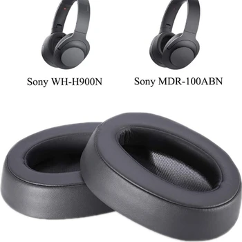 Kulak Yastıkları Kapak Kulak Paspasları İle Uyumlu Sony MDR-100ABN WH-H900N Kulaklık Kulaklık Yerine Eski Kulak Yastıkları Giymek için Rahat 67JD
