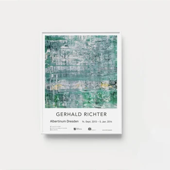Gerhard Richter Sergi Posteri, Gerhard Richter Sanat Baskı, Gerhard Richter Şerit Boyama, Soyut Duvar Sanat Baskı 0