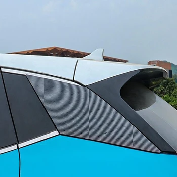 BYD YUAN artı ATTO 3 2022 2023 Arka Pencere Spoiler Kapak Trim karbon fiber Yan Pencere Üçgen Panjur dış Dekorasyon 3