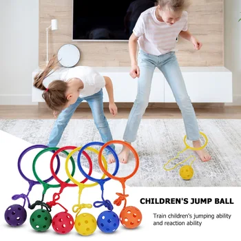 Çocuk Kip Topu Flaş Atlama Ayak Kuvvet Topu Atlama Oyuncak Açık spor oyuncak Bir Ayak Atlama Daire Topu Ayak Bileği SkipSwingBall