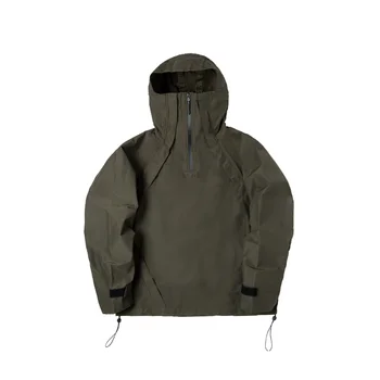 Maden Retro Kapşonlu Ceketler erkek Kötü Hava Rüzgar Siperi Açık Ceket Ordu Taktik Hoodies Askeri Tişörtü Sonbahar Ceket