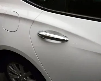 Opel Astra için K-2021 Krom Dış Yan Kapı Kolları Kase Dekorasyon Kapak Trim Araba Styling 3