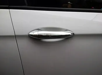 Opel Astra için K-2021 Krom Dış Yan Kapı Kolları Kase Dekorasyon Kapak Trim Araba Styling 4
