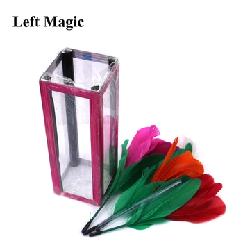 Komik Çiçek Kristal Tüp Sihirli Hileler Sihirbaz İçin Sahne Çiçek Görünen Netlik Tüp Illusion Mentalism