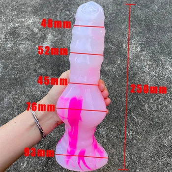Büyük Köpek Dildos Seks Oyuncakları Kadınlar İçin Erotik Jöle Yapay Penis Vantuz İle Gerçekçi Büyük Büyük Penis G-spot Stimülasyon Yetişkin Seks Oyuncak 2