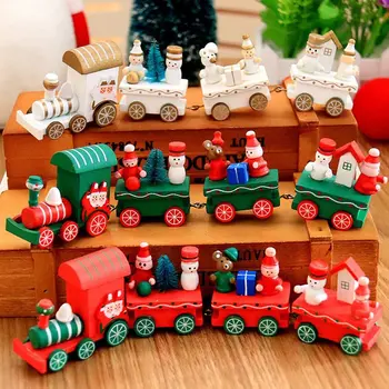 Merry Christmas Tren Dekorasyon Noel Dekorasyon Ev Noel Baba Hediye Yeni Yıl Noel Dekorasyon