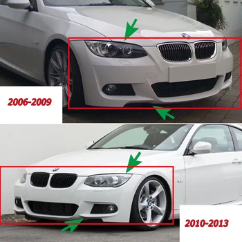 BMW 3 Serisi için E92 E93 M3 M-Tech Ön Tampon Splitters Dudak Spoiler 2006-2009 2010-2013 Splitter Dış Tuning Parlak Siyah