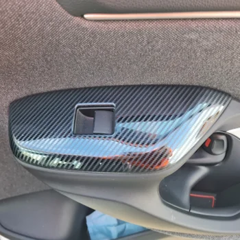 Toyota Yaris için Çapraz 2020 2021 Kapı Pencere Kontrol Anahtarı Paneli Cam Kaldırma düğme kapağı Koruyucu Çerçeve Trimler Araba Aksesuarları 0