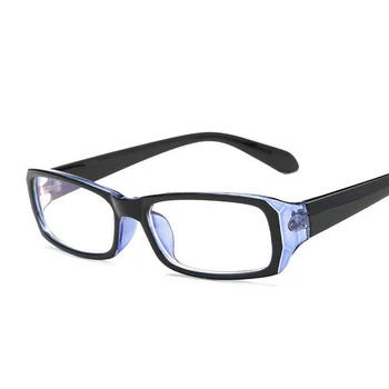 Bitmiş Miyopi Gözlük Derece Kadın Erkek Kısa görüş Gözlük Siyah Mavi Kırmızı Çerçeve Diyoptri Görüşlü Reçete Gözlük