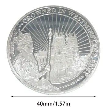 1952-2022 Kraliçe hatıra parası Majesteleri Kraliçe Altın Gümüş Kaplama Metal Sikke Kraliçe Elizabeth II Rozeti Koleksiyon Hediye