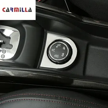 Carmilla ABS Krom Daha Fazla Trafik Adapte Modu Arama Dekoratif Daire Araba Sticker Peugeot 2008 -2019 İçin 1